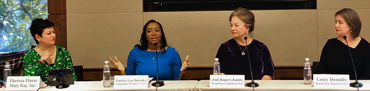 Theresa Flores, Patrice Lee, Joni Rogers-Kante and Lacey Demalis at the luncheon briefing "Women’s Entrepreneurship and Direct Selling: A Pathway to Independent Business" hosted by the Congressional Direct Selling Caucus in Washington, DC.